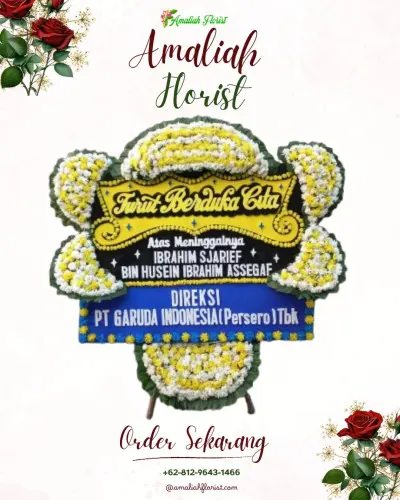 Papan Bunga Duka di Bansari