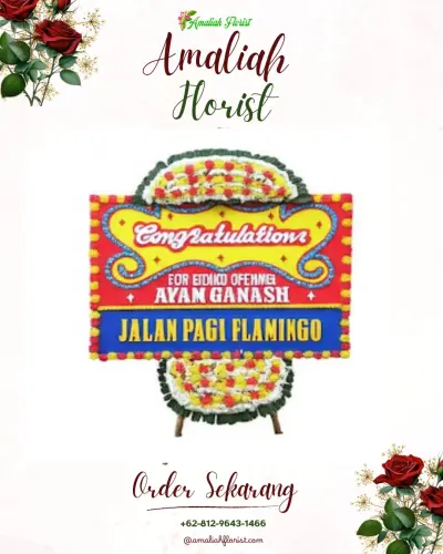 Bunga Papan Congratulation di Bansari
